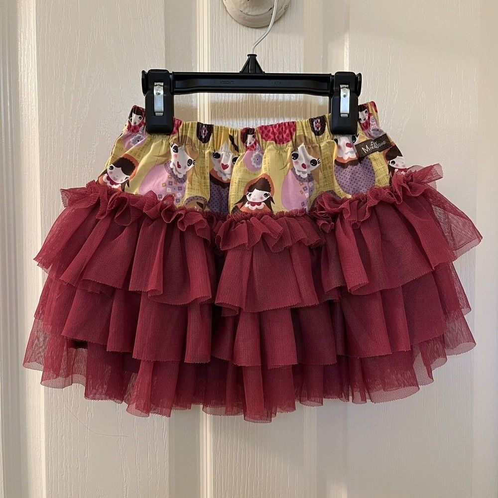 Matilda Jane Character Counts Heart Soul Sylvia Russian Doll Tutu Skirt Size 2